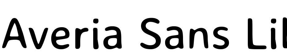 Averia Sans Libre Bold cкачати шрифт безкоштовно